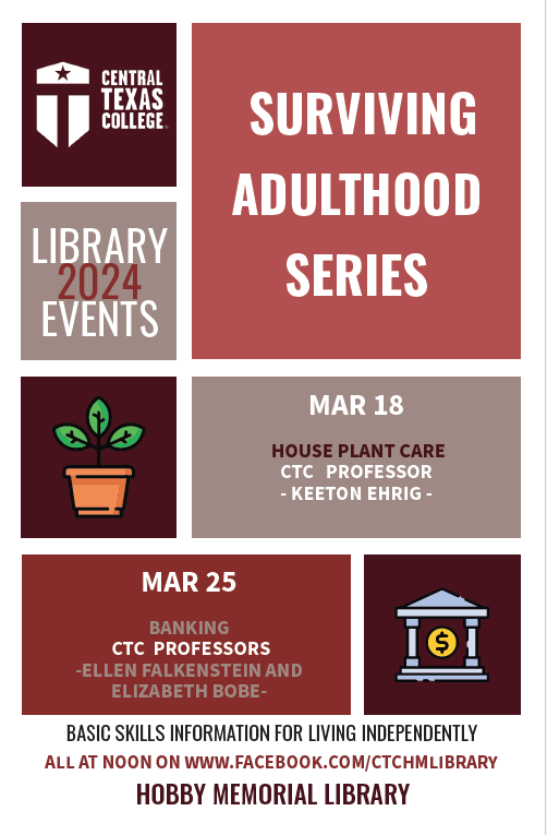 Central Texas College Library (@HobbyMemLibrary) / X