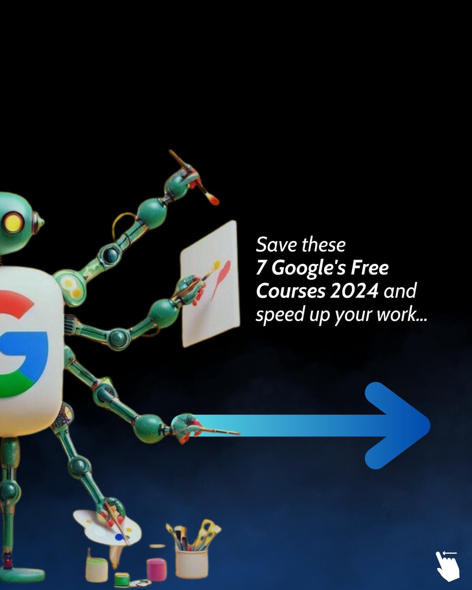 Exciting News! Google has launched a series of free online courses, no payment needed! 

Dive into these 7 must-attend courses for 2024 and supercharge your skills! 

Don't miss out on this opportunity to learn and grow! 
-
#GoogleCourses #FreeLearning