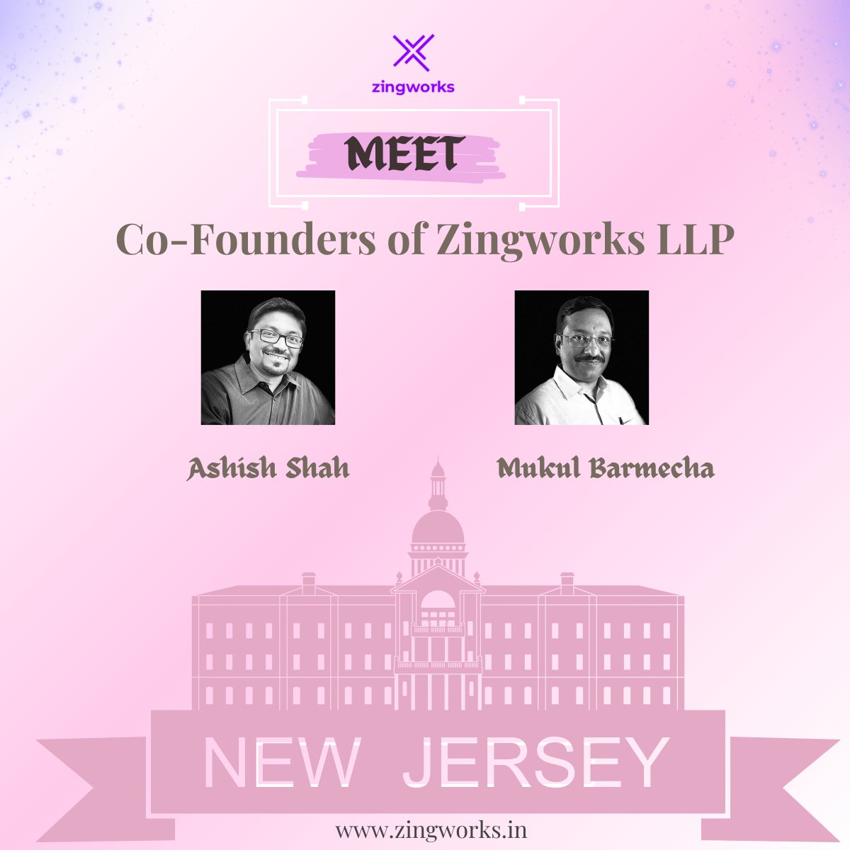 📢 Prepare to revolutionize the Garden State! <a href="/ashish/">Ashish</a> Shah and <a href="/Mukul/">repal</a> Barmecha are bringing the #Zingworks LLP excitement to 📍 #newjersey . Let's brew up some innovative ideas and transform your business journey! 🚀