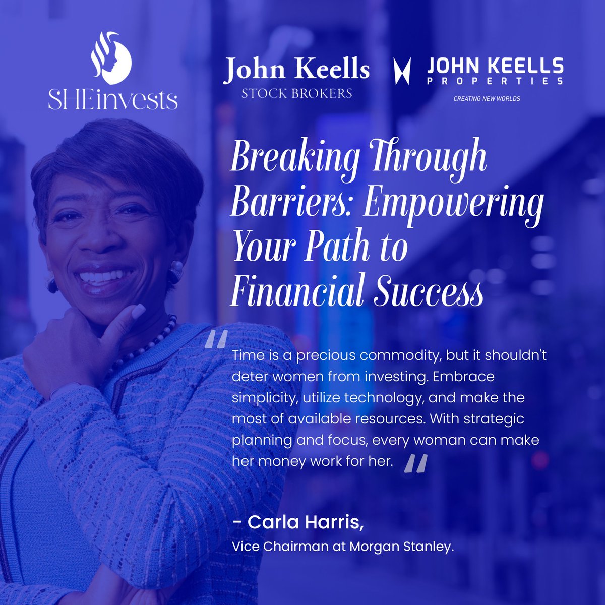JKSBInvesting's tweet photo. From overcoming time constraints to shattering stereotypes—swipe to see how barriers can become stepping stones to success. Ready to invest in your future? Let's go! 💼💙 

#FinancialEmpowerment #JKSB #Investing #JKP https://t.co/YS9ZeYbMbj