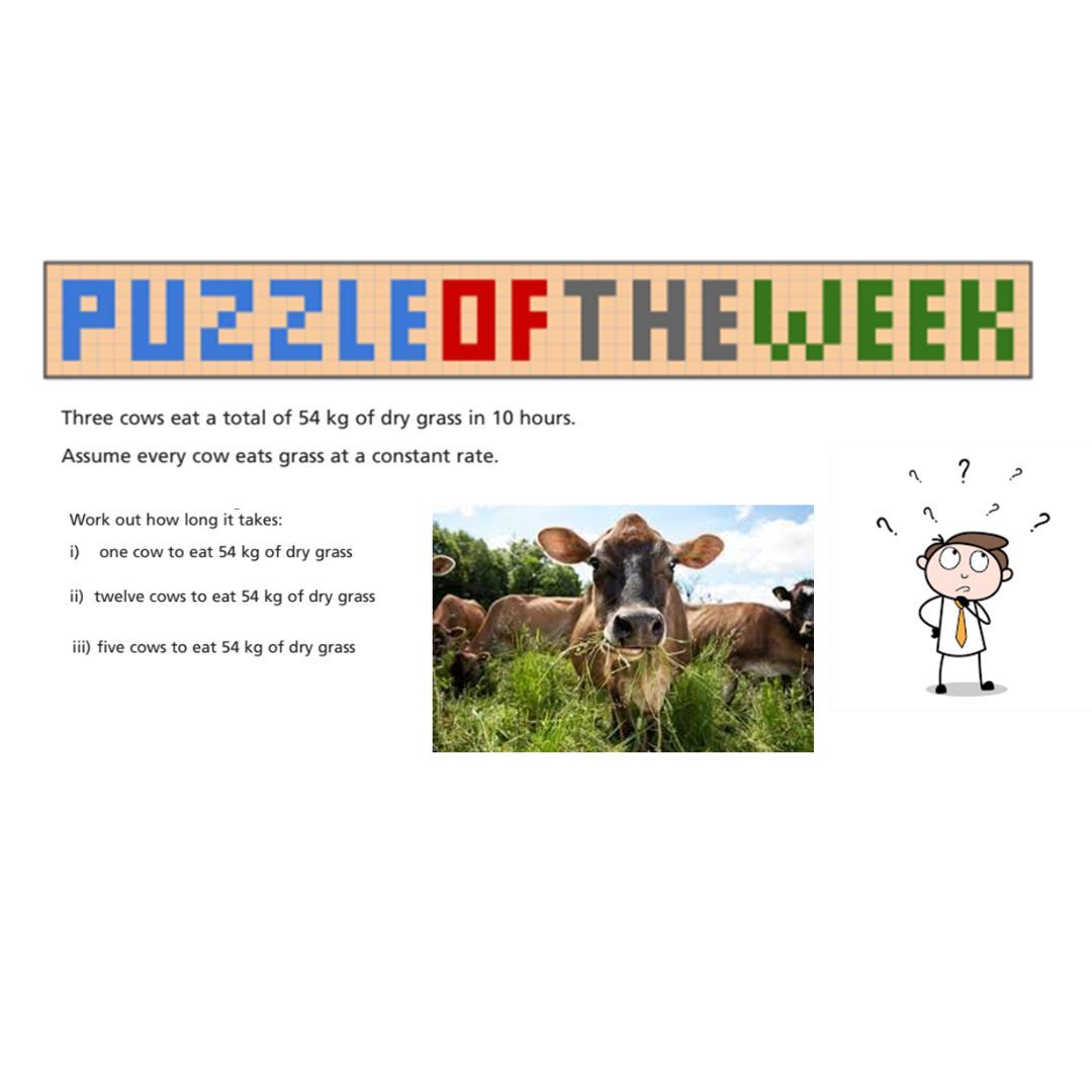 Maths puzzle of the week.