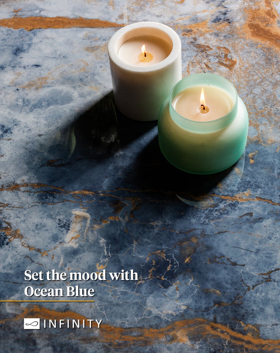 InterslabZA's tweet image. Inspired by a rare variant of natural quartzite, #InfinitySurfaces #OceanBlue simulates the waves in the ocean &amp;amp; brings an exclusive touch to any application. Channel the Renaissance masters when you apply this colour to your interior surfaces: bit.ly/OC03OceanBlue #interslab