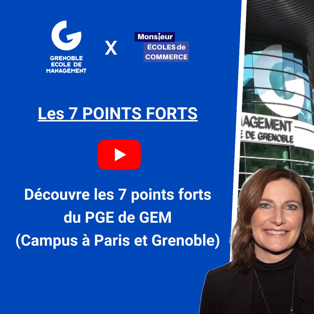🔴 Découvre les 7 points forts du PGE de <a href="/Grenoble_EM/">Grenoble EM</a> et candidate aux concours AST de GEM !
✅ Lien : youtube.com/watch?v=7RTQyJ…
✅ Les inscriptions aux concours AST clôturent le mercredi 24 avril !🙂