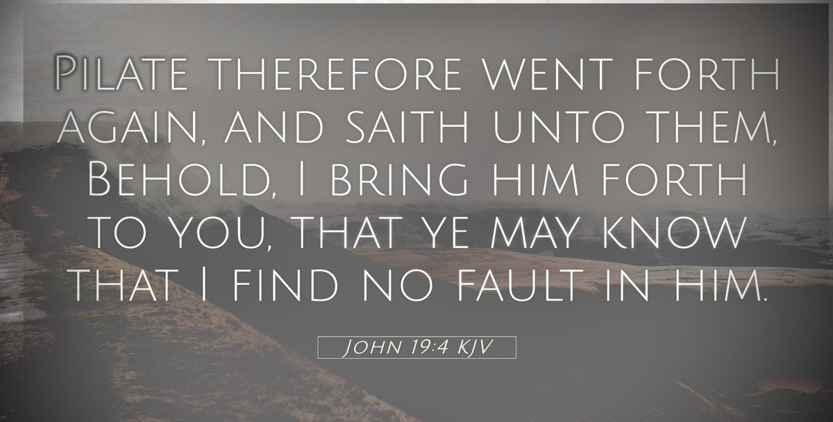 So then Pilate took Jesus and scourged Him. And the soldiers twisted a crown of thorns and put it on His head, and they put on Him a purple robe. Then they said, 'Hail, King of the Jews!' And they struck Him with their hands. John 19:1-3