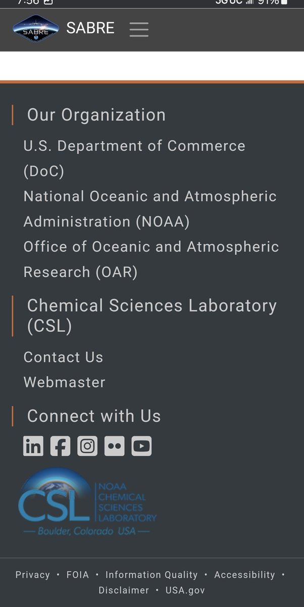 Chemtrail101's tweet photo. #USDOC
#NOAA
#OAR
#CSL
These organizations are all linked to the #Geoengineering crisis we have going on. Look into some of their data that's available. 👌 https://t.co/twav40f8zp