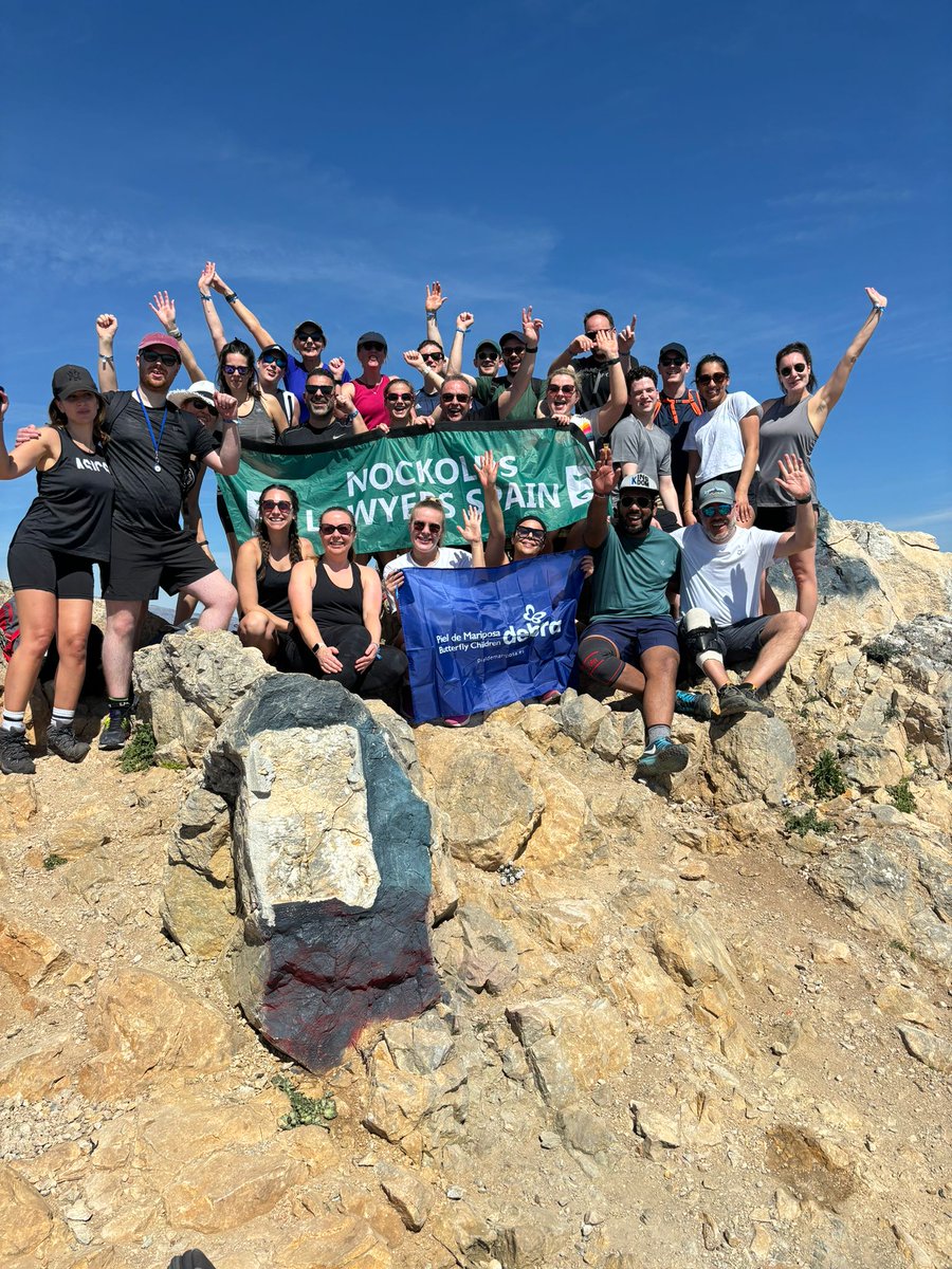 On Saturday 16 March, 27 Nockolds employees successfully reached the peak of La Concha!

The team faced this challenge with sheer determination and true Nockolds spirit, raising over €3,400 for the Debra Association! Many thanks to everyone who donated.