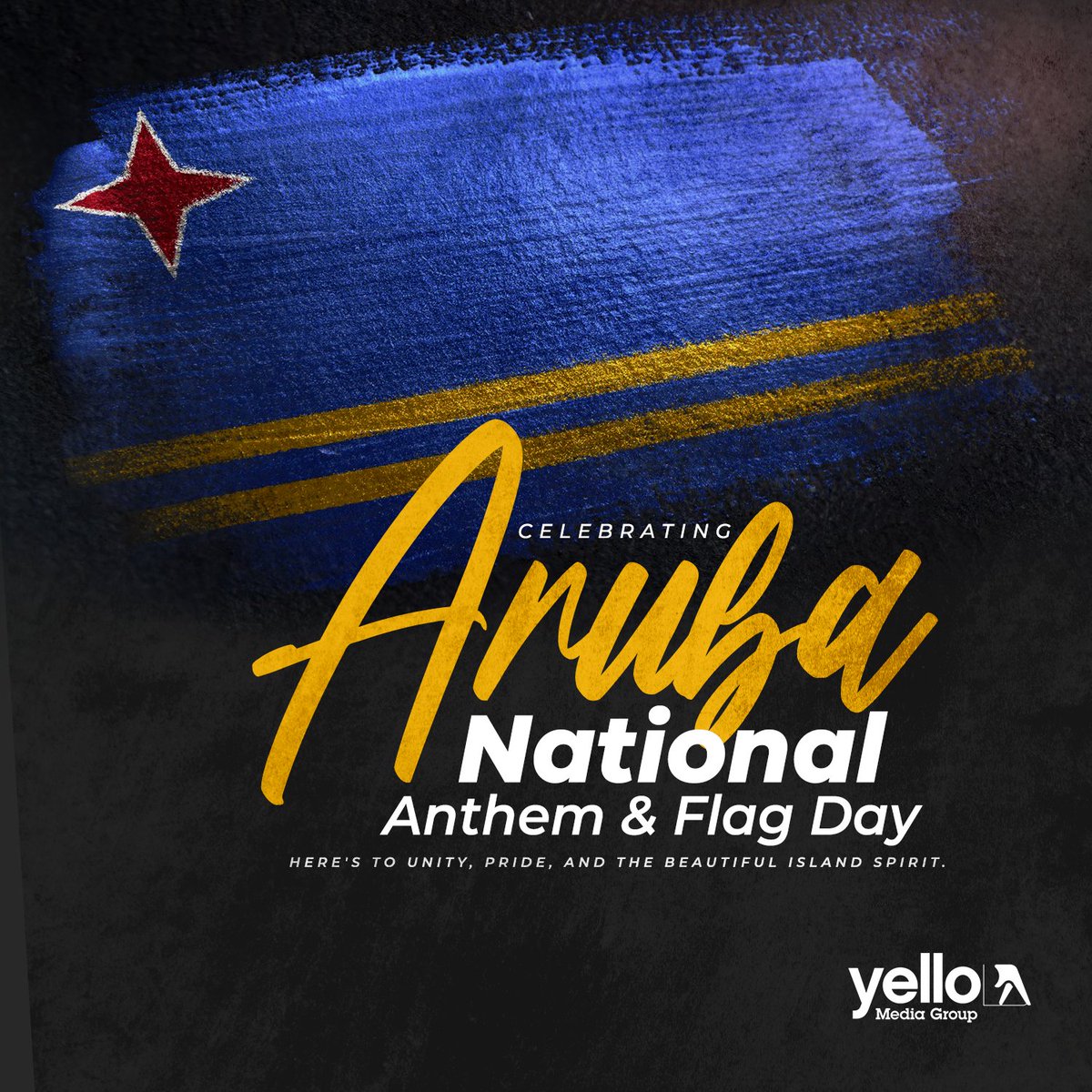 Celebrating the heart and soul of our nation on Aruba National Anthem and Flag Day! 🇦🇼  Let's wave our flags high and sing our anthem with pride, embracing the beauty and strength of Aruba. 
#ArubaFlagDay