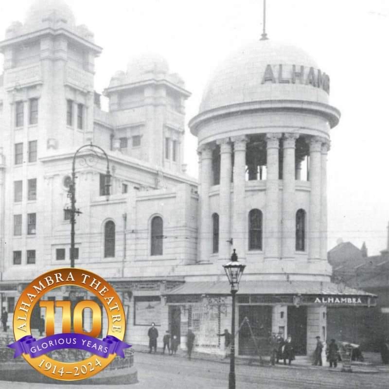Happy 110th Birthday to The Alhambra Theatre #bradford - the doors opened for the first time on Wednesday 18th March 1914. #Alhambra110 @bradfordmdc @bradford2025 @polly_speight @GoldieChrisG @AndyJolley1 @toby_howarth @bradfordwest_ @chrischorlton @clareleighton @DaineExley33320