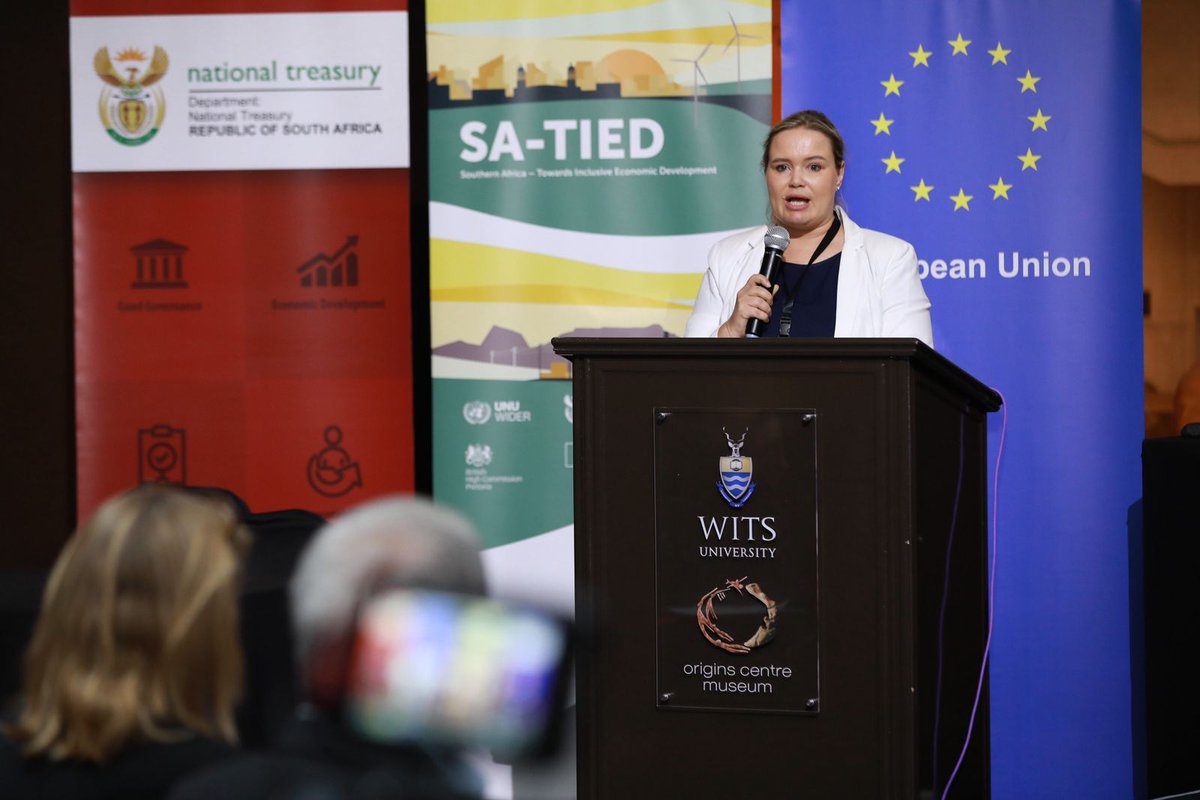 @EUinSA @UNUniversity @Treasury_RSA @ukinsouthafrica @sarstax 'With South Africa becoming drier and hotter, we need to look not only renewable energy but to redesign all of our energy sector for a sustainable future for all South Africans,' @GeorginaRyanSA, highlighting #SATIED insights to inform strategies for infrastructure development.