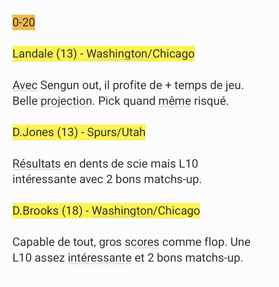 LaMinute_Clutch's tweet photo. ✅️ #LaMinuteBonsPlans
Ding dong, c'est l'heure des bons plans 🧭
(Pas le temps pour faire les visuels)
Voici les bonnes idées que nous avons dégoté pour vos teams pour la #GameWeek41
Rt 🔄 like ❤️ le taff pour soutenir 🙏
Attention aux absences 👀
#Sorare #NBA https://t.co/CDMVO0p2cT