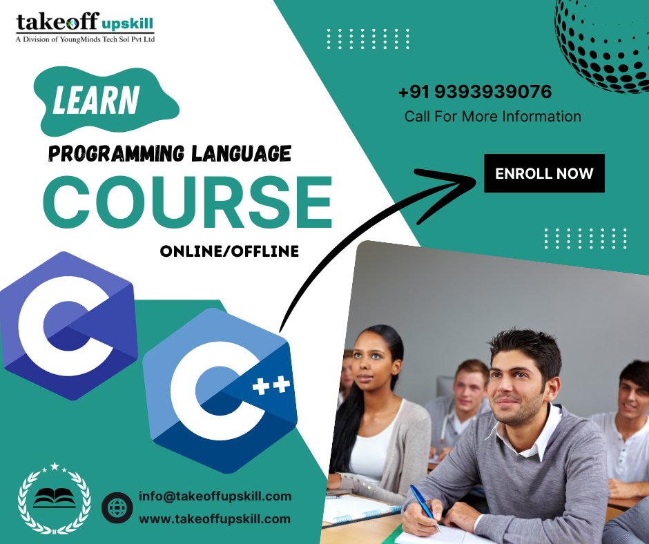 'Discover the foundations of coding with our immersive C and C++ courses! 🖥️💡 Dive into the intricacies of these powerful languages and unlock endless possibilities. #CProgramming #CPlusPlus #CodingCourses #ProgrammingFundamentals #LearnToCode #SoftwareDevelopment #TechEducation