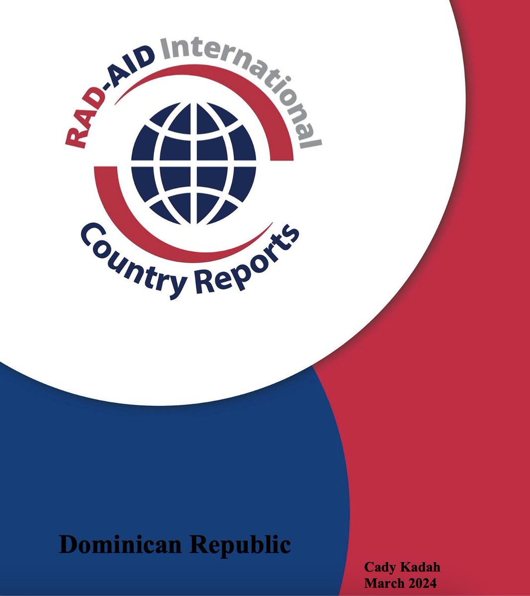 A new Country Report is IN! Check out our latest report on the Dominican Republic published in March 2024 by RAD-AID Volunteer, Cady Kadah. Click here to access this comprehensive analysis: rad-aid.org/wp-content/upl… #globalhealth #globalhealthradiology #radiology #RADAID