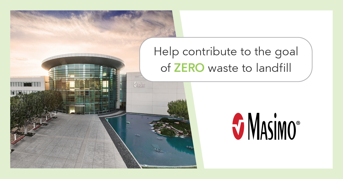 Happy Global Recycling Day! Masimo is a proud affiliate partner of @PracGreenhealth, the leading organization for sustainable healthcare in the US. Learn more about our Zero-Waste-To-Landfill Recycling program: ow.ly/vAXT50QUto5 #PracticeGreenhealth #GlobalRecyclingDay