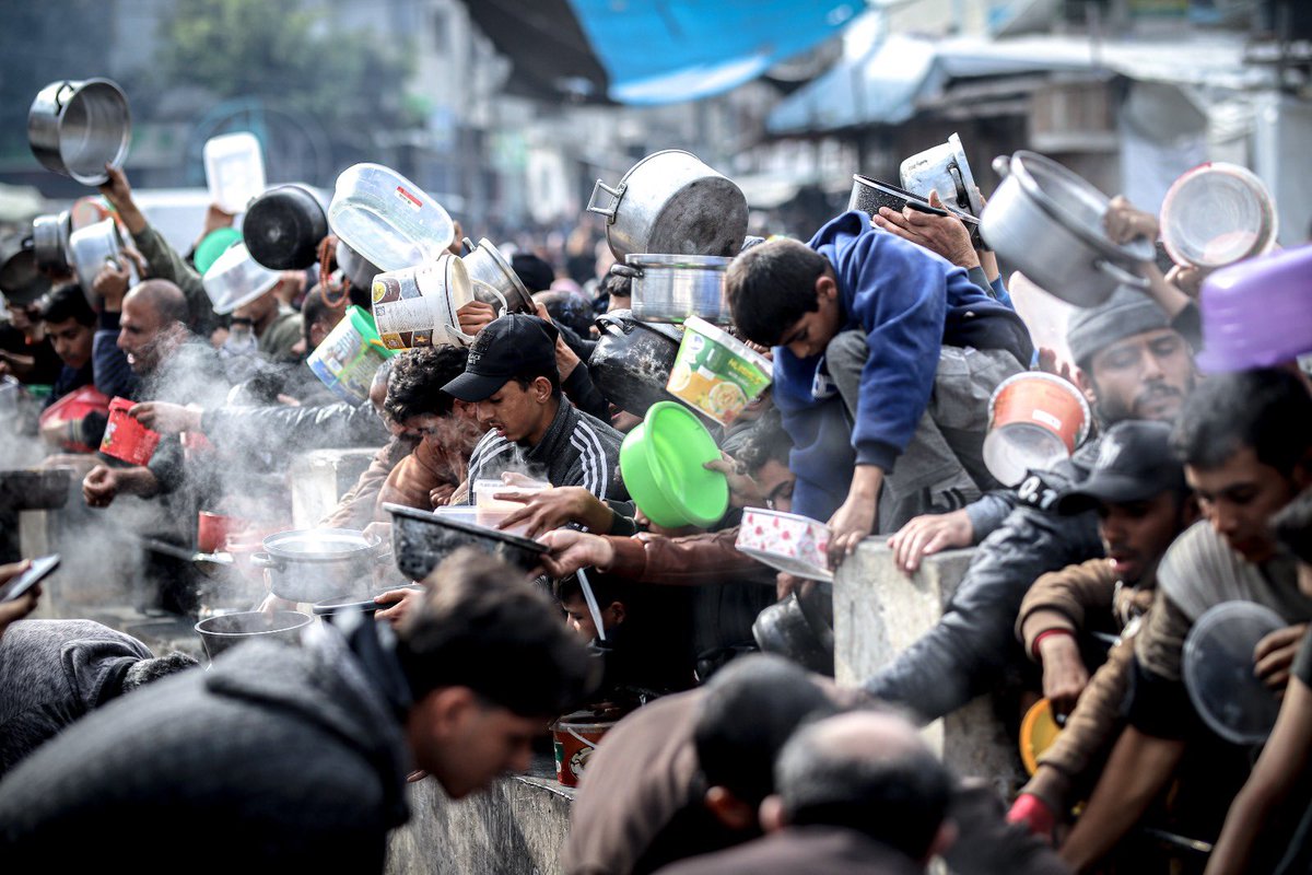 DrTedros's tweet image. The hunger situation in #Gaza is devastating: famine is imminent and it could have grave immediate and long-term health consequences. 

There was no reason for this catastrophe to happen.

Before October 2023, there was enough food in Gaza to feed the population. Malnutrition was…