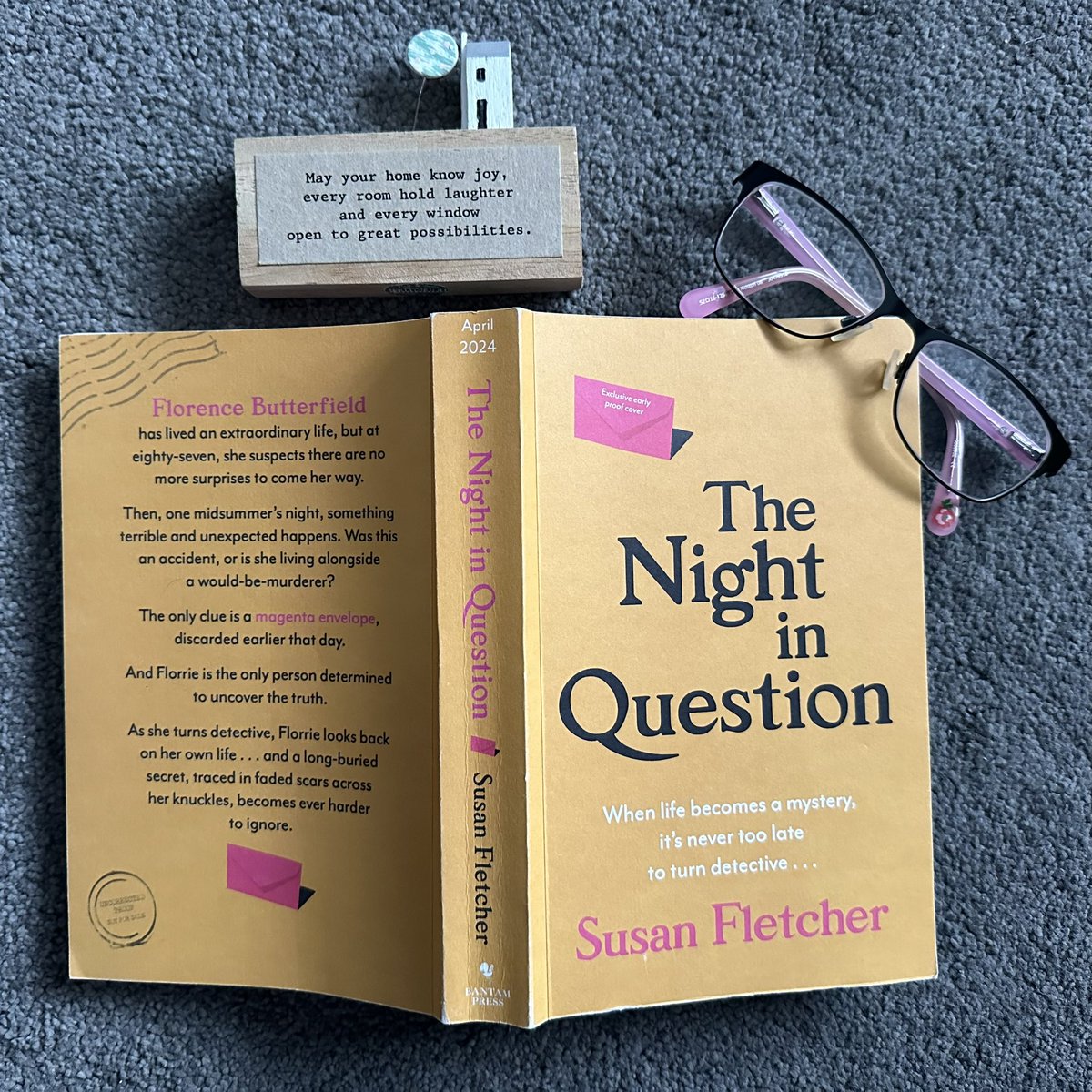 📚#BookReview📚

4⭐️Open the pages of @sfletcherauthor’s #TheNightInQuestion & meet Florrie Butterfield, the 87 year old with a zest for life who turns detective overnight after a tragic accident, but was it really murder?🤔

Full Review 🔗 shorturl.at/hPWY3

#BookTwitter