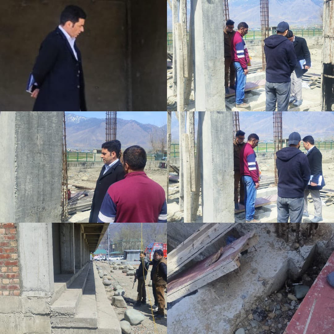 Additional District Development Commissioner Bandipora, Mr. M A Bhatt (JKAS) along with Executive Engineer R&B Bandipora, officials of R&B Bandipora and MC Bandipora conducted physical verification of developmental works at Bus Adda Bandipora.
