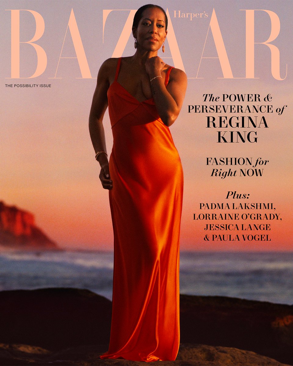 Introducing our April 2024 cover star: @ReginaKing. For BAZAAR’s Possibility Issue, the Oscar-winning actor and director opens up about the legacy of Shirley Chisholm—who she will portray in the upcoming film, ‘Shirley’— the loss of her son, and finding a way forward. Read the