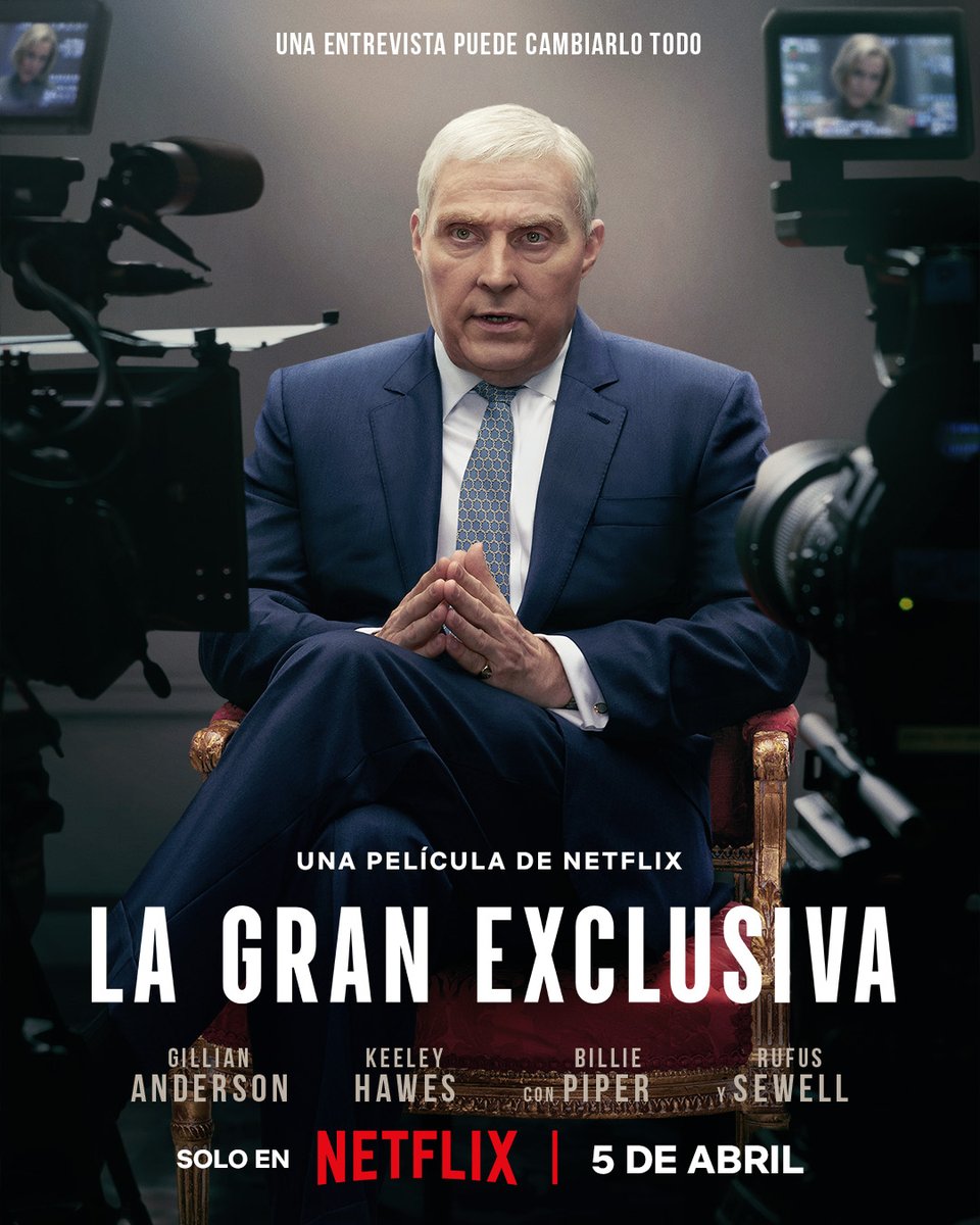 Una nueva perspectiva de la impactante entrevista al Príncipe Andrés.
'La gran exclusiva', llega a Netflix el 5 de abril.