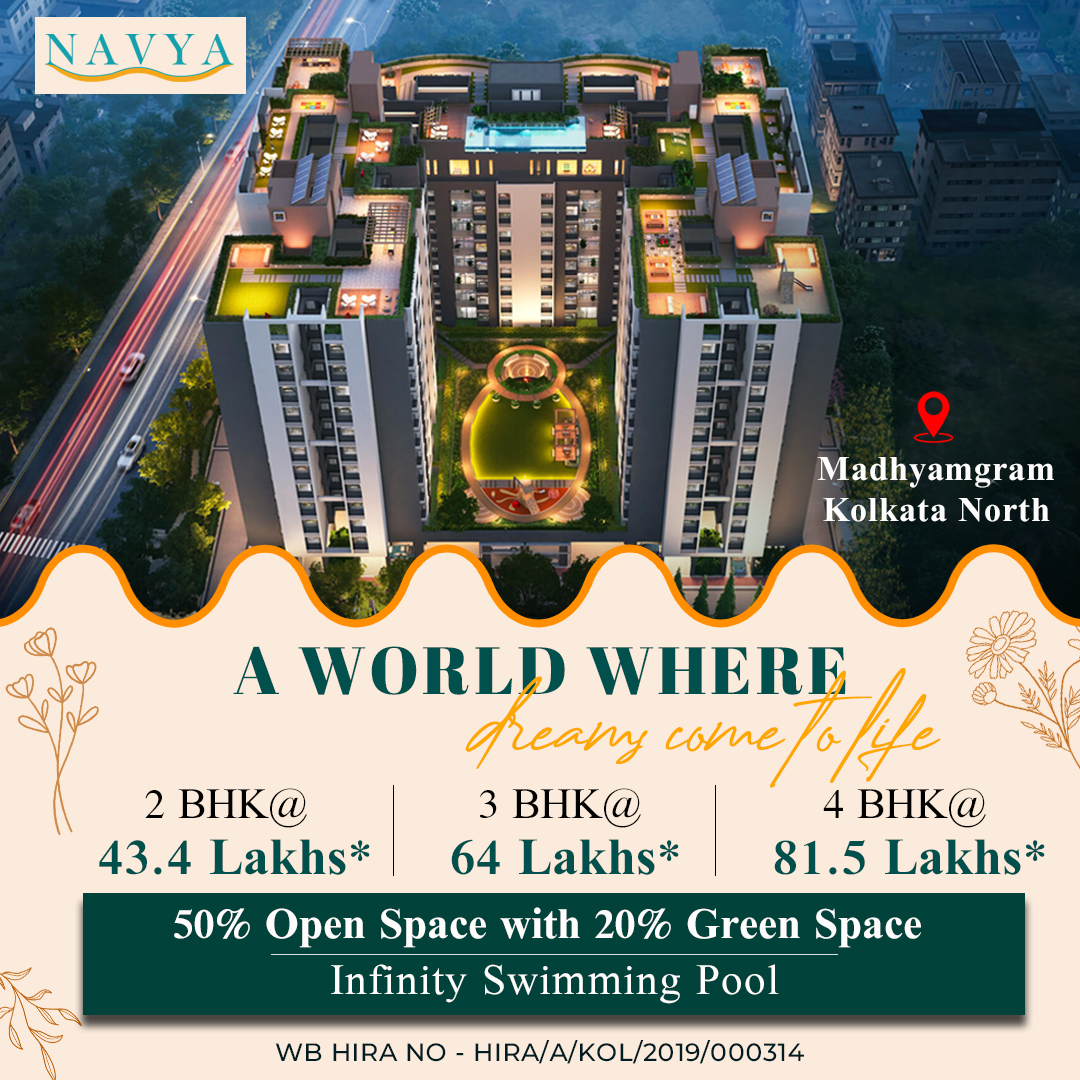 Discover unparalleled living at Navya, where modern, uniquely designed homes redefine luxury in Madhyamgram. Contact us today to experience the extraordinary. VisitUs:propvestors.in/res.../diamond… #Navya #dreamhome #modernhomes #boutiquehomes #PropVestors #realestateinvesting