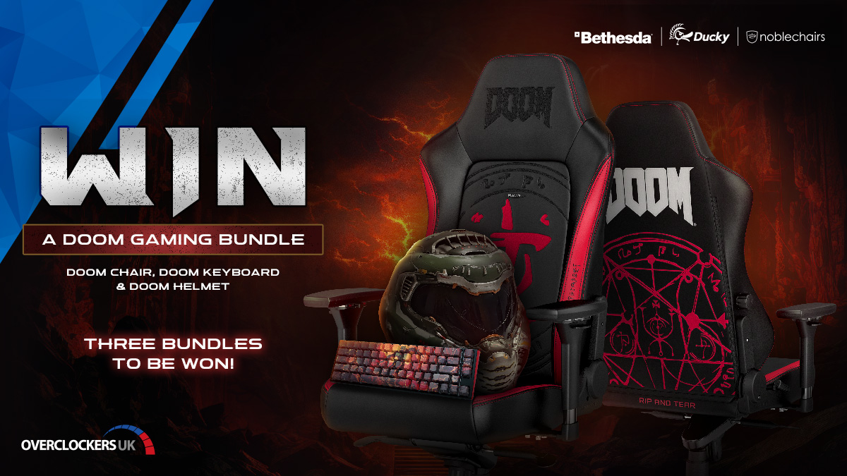 OverclockersUK's tweet image. It's been nearly 4 years of ripping &amp;amp; tearing through DOOM Eternal, so to celebrate we're giving away three prize bundles perfect for a real life Doom Slayer! 👹🔥✨

Find out more &amp;amp; enter now! 🔎➡ brnw.ch/21wHYn3