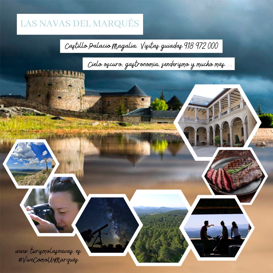 ¿Te apetece un planazo para esta #SemanaSanta?
#Naturaleza🌲, #cultura🏰, #gastronomía rica, rica😋 y #cielooscuro 🌠 se dan la mano en #LasNavasdelMarqués.
¡Te esperamos!
#vivecomounmarqués #destinorural #escapada #pueblostarlight #turismodeestrellas #escapadarural @StellariumA