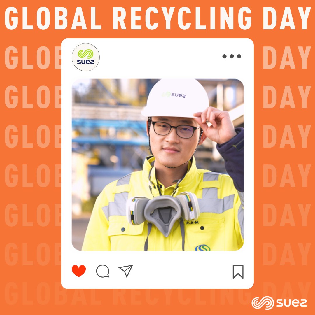 ♻️ Reduce, Reuse, Repurpose, Recycle! Every day, the teams at SUEZ are working to create value from waste, transforming it into a local source of energy or reclaiming it as secondary raw materials. 👏 Let’s give a shout out to our #RecyclingHeroes on #GlobalRecyclingDay!