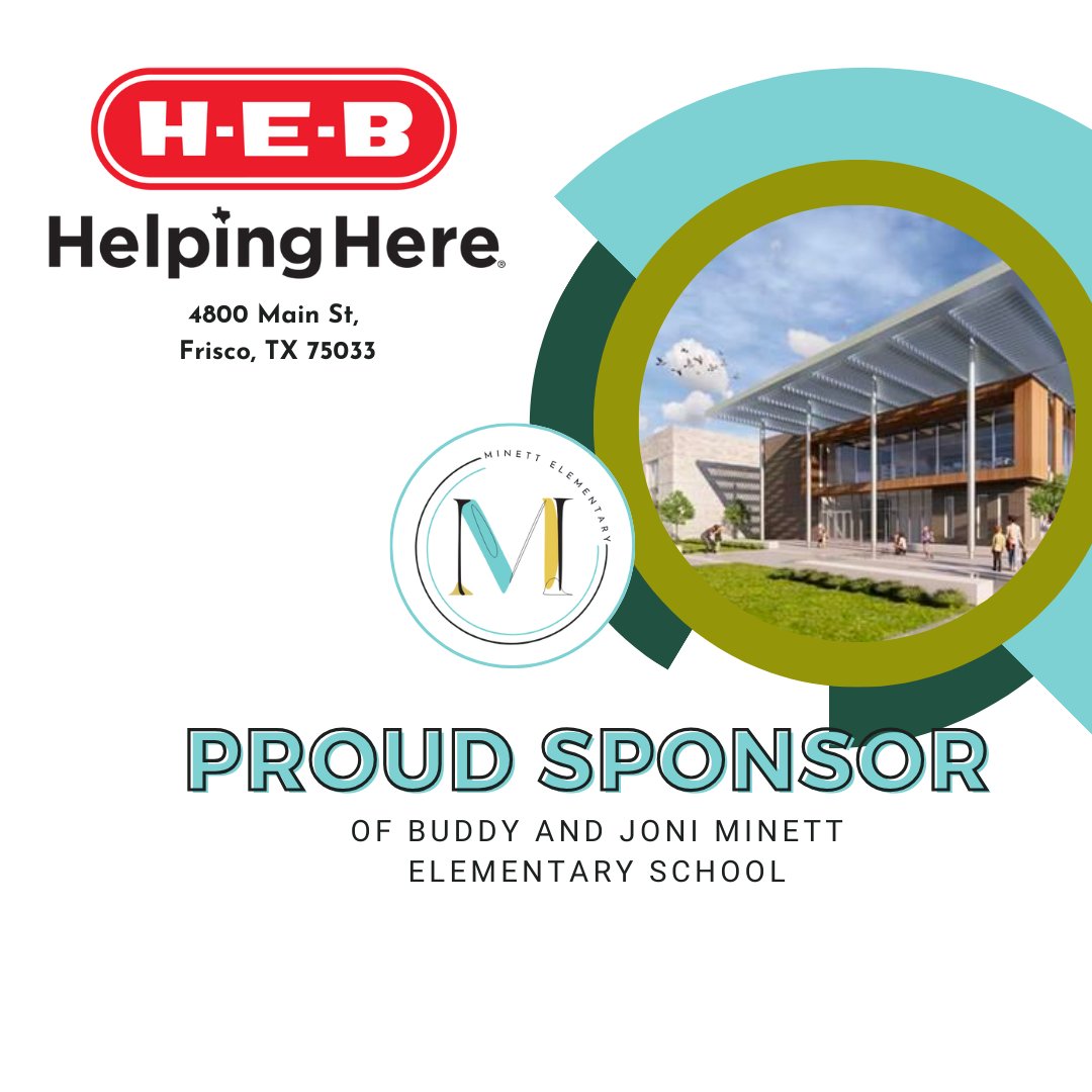 Gratitude overflows as we shout out a massive THANK YOU to @HEB for their incredible support of Minett Elementary's Field Day event! 🌟 Their generous donation is a testament to their commitment to community and education!🎉#HEBHelpingHere 💖