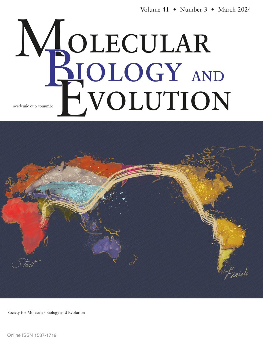 Celebrating 40 years of SMBE-published research with a new perspective from @hunemeier_t focused on human diversification and a cover image highlighting the importance of migration in shaping human genetic diversity buff.ly/3IUXoQ5