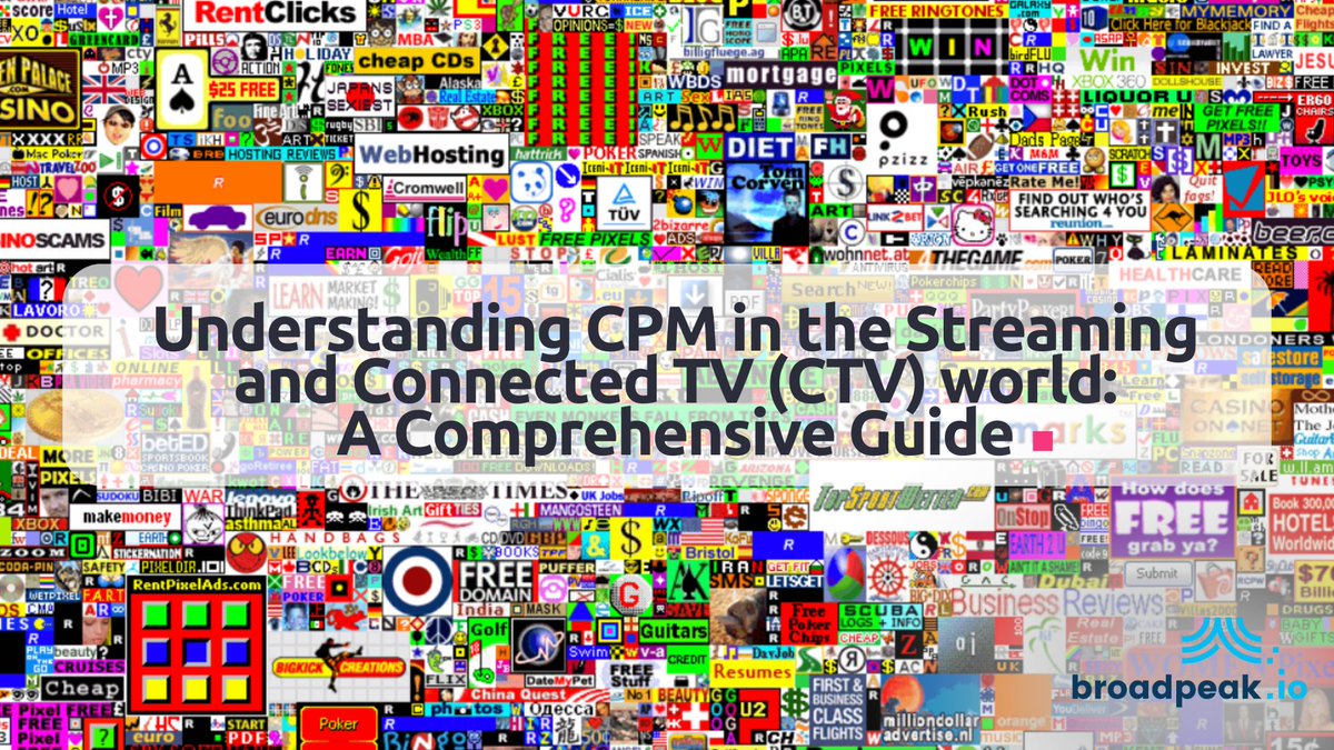 📺 Dive into the world of #ConnectedTV & streaming #advertising with our comprehensive guide on 'Understanding #CPM in the Streaming and Connected TV (#CTV) world' by @MathiasGuille 

broadpeak.io/guide-to-cpm-i…
#SSAI #DAI #advertisement #fast #FASTchannels
