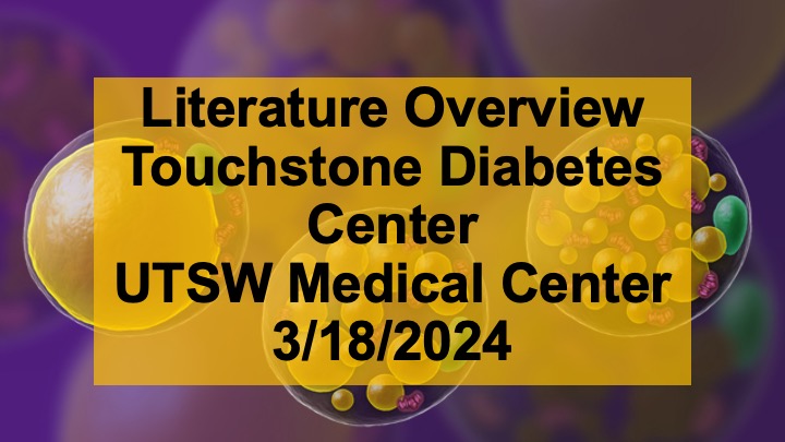 Touchstone Diabetes Center group meeting 3/18/24 Link for full presentation touchstonelabs.org/wp-content/upl…