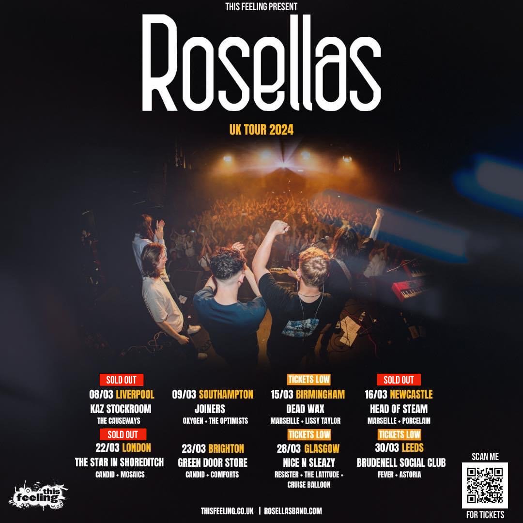 This Feeling (@this_feeling) on Twitter photo Coming up this week : Saturday 🎸 Brighton <a href="/greendoorstore/">Green Door Store</a> w/ <a href="/RosellasBand/">Rosellas</a> + special guests <a href="/candidcov/">CANDID</a> & <a href="/weareComforts/">COMFORTS ゚がパ</a>
🎟 thisfeeling.co.uk/rosellas/
🎶open.spotify.com/playlist/4ZNgT… Coming up this week : Saturday 🎸 Brighton <a href="/greendoorstore/">Green Door Store</a> w/ <a href="/RosellasBand/">Rosellas</a> + special guests <a href="/candidcov/">CANDID</a> & <a href="/weareComforts/">COMFORTS ゚がパ</a>
🎟 thisfeeling.co.uk/rosellas/
🎶open.spotify.com/playlist/4ZNgT…