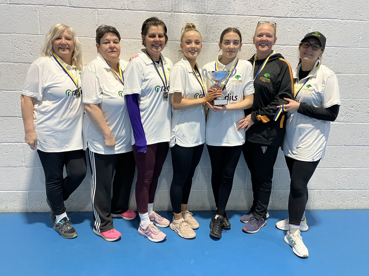 CricketShrops's tweet photo. Fantastic week of Finals last week with the Women’s North Softball Indoor League and Women’s Hardball Development &amp; County leagues drawing to a close. Well done to all the teams involved! Congratulations to Winners @cc_condover, @OswestryCC &amp; @ShifnalCC 🏏🏆
Full story to follow. https://t.co/2gtOJcPULE