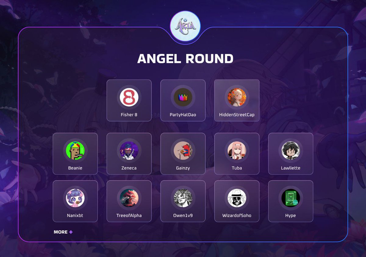 We're proud to announce our angels for our seed round. Tagging our angels below, excited to reveal more soon.