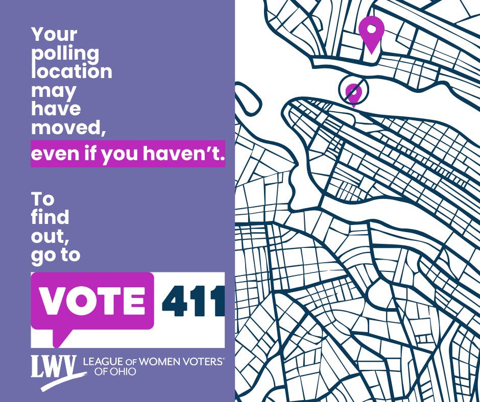 Some polling locations have changed since the last time you voted, so be sure to check before you head in on Election Day! When you go to VOTE411 and put in your address, your polling place will pop up, along with everything that's on your ballot. vote411.org