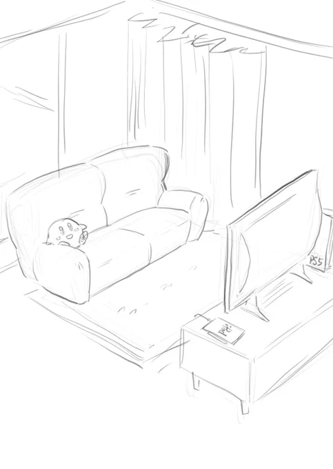みんなのオシャンティ作業部屋とは比べようがないほどただのリビングです…

常に作業の妨害にあいます 
