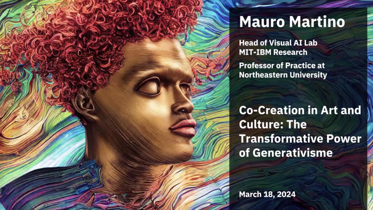 Our HAI GEN Workshop on Human-AI Co-Creation with Generative Models at #IUI2024 is starting now with the keynote by @martino_design! 🤩 👉 Check out the workshop papers here: hai-gen.github.io/2024/program/ #HAIGEN2024 #CHI #HCI