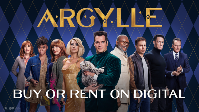 Argylle is vanaf 19 maart 2024 beschikbaar op VOD via iTunes & Apple TV