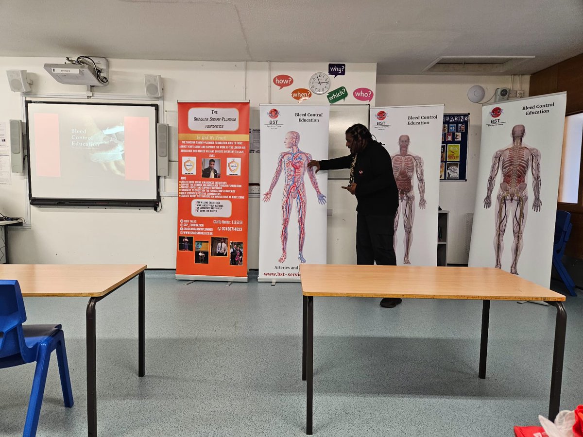 Just delivered another successfully youth engagement session, the Bleed Control Education program. Thank you to @saferharrow and @IFGPublishing for enabling this program @kinsellatrust @lynnebaird8 @IslingtonBC To change the mindsets of young people, we must change the approach