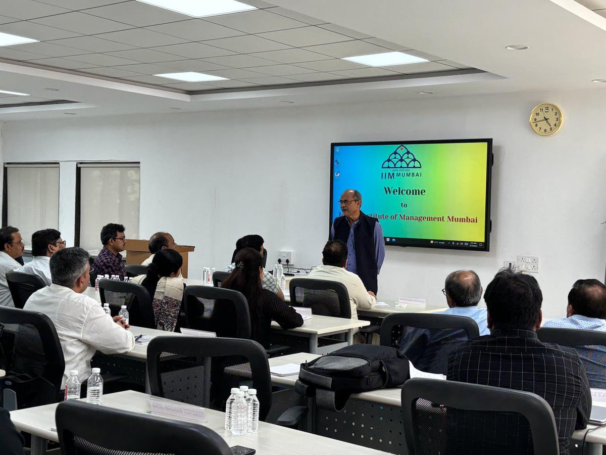IIMMumbai's tweet photo. Excited to announce the successful completion of the "Nurturing Future Leadership Program" at #IIMMumbai from Mar 11-15, 2024, under MMTTP. Huge thanks to Prof. Manoj K. Tiwari, Prof. Vivekanand Khanapuri, faculty, coordinators, and participants for making it a success!
#MMTTP https://t.co/dLGZW2BB4U
