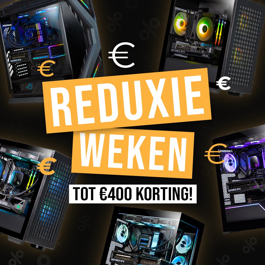 De REDUXIE-weken zijn terug! 😍 Alle game PC's hebben tot en met 31 maart minimaal €100 korting. Wie moeten NU hun slag slaan?

reduxgaming.nl/gaming-pc/?ref…

#gamingpc #gamepc #pcgaming #gamepcpromo #promo #korting #aanbieding #actie
