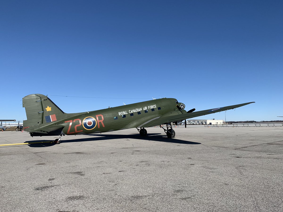 Once the original Kwicherbichen CWHM‘s C 47 FZ-692 is now flown in its 1944 RCAF 437 squadron markings.
#rcaf100 #100YearsOfFlyingBlue
