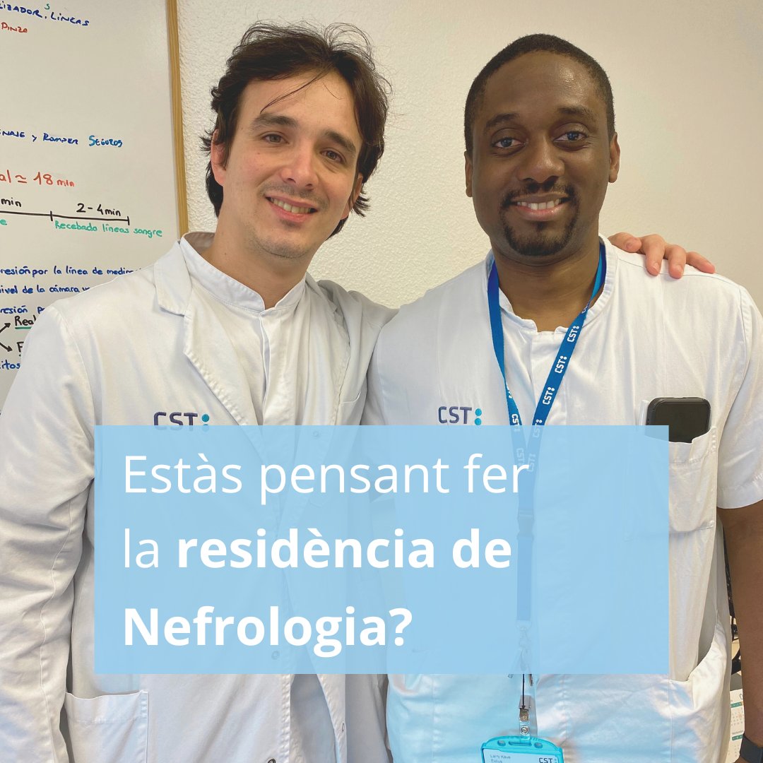 👋🏽Si ets resident i estàs pensant a especialitzar-te en #Nefrologia, coneix-nos i fes la residència amb nosaltres❗️

🩺Jorge Alfonzo i Exilus Larry, R4 i R1 de Nefrologia, us expliquen les característiques de l'especialitat 👇🏽

📹Video: youtube.com/watch?v=JHAmSa…