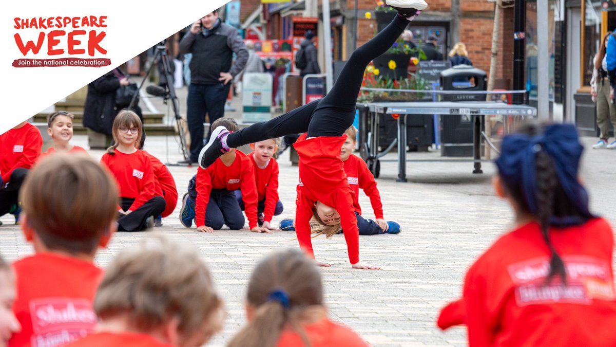 ShakespeareBT's tweet photo. The students had a great time performing a rendition of Romeo &amp; Juliet though street dance. Big thank you to Ascension Dance for helping to bring this together. 🙌

📸 Shaun Fellows/Shine Pix #ShakespeareWeek  

🧵 3/3 https://t.co/E0jzlD5xjE