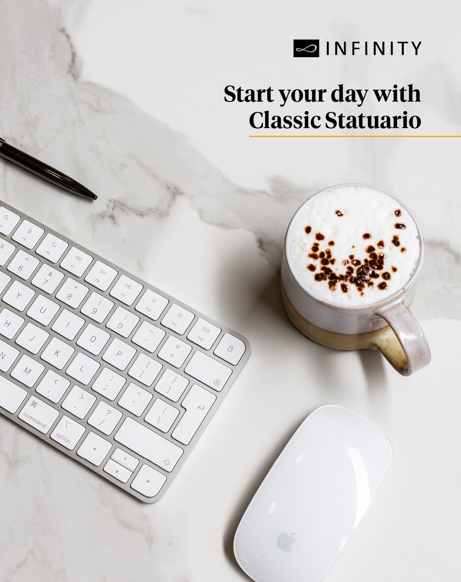 InterslabZA's tweet image. Is it time yet for that first cup of caffeine? Or are we onto our third one by now? No matter - #InfinitySurfaces #ClassicStatuario will make sure your day starts off well with its marble-like appearance and grey veining: bit.ly/ClassicStatuar… #interslab #surfaceinspo #design