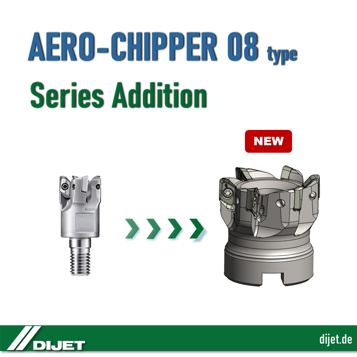 DijetGmbh's tweet photo. Promo 2024 of AERO CHIPPER for Aluminum Machining
Now Facemill type is stored.
#aluminum #milling #promo
#Fräswerkzeuge #Fräsen #cncmachining #cuttingtools #machining #highfeed #highefficient
#seriesaddtion #newlineup #AMB2024 #highfeedmilling https://t.co/G6Ie4EjwRV