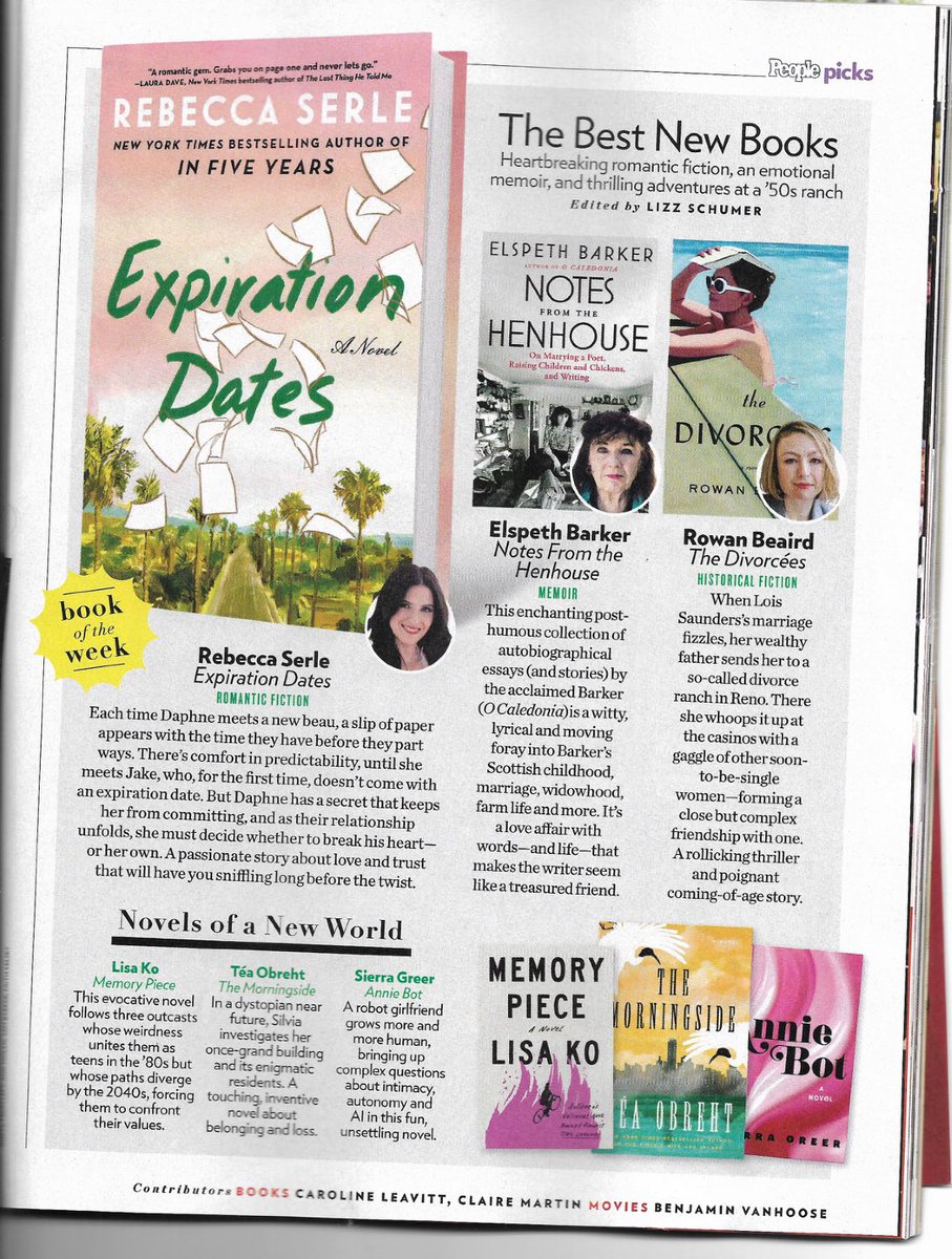 #thedivorcees is a @people best new book of the week alongside some real stunners!