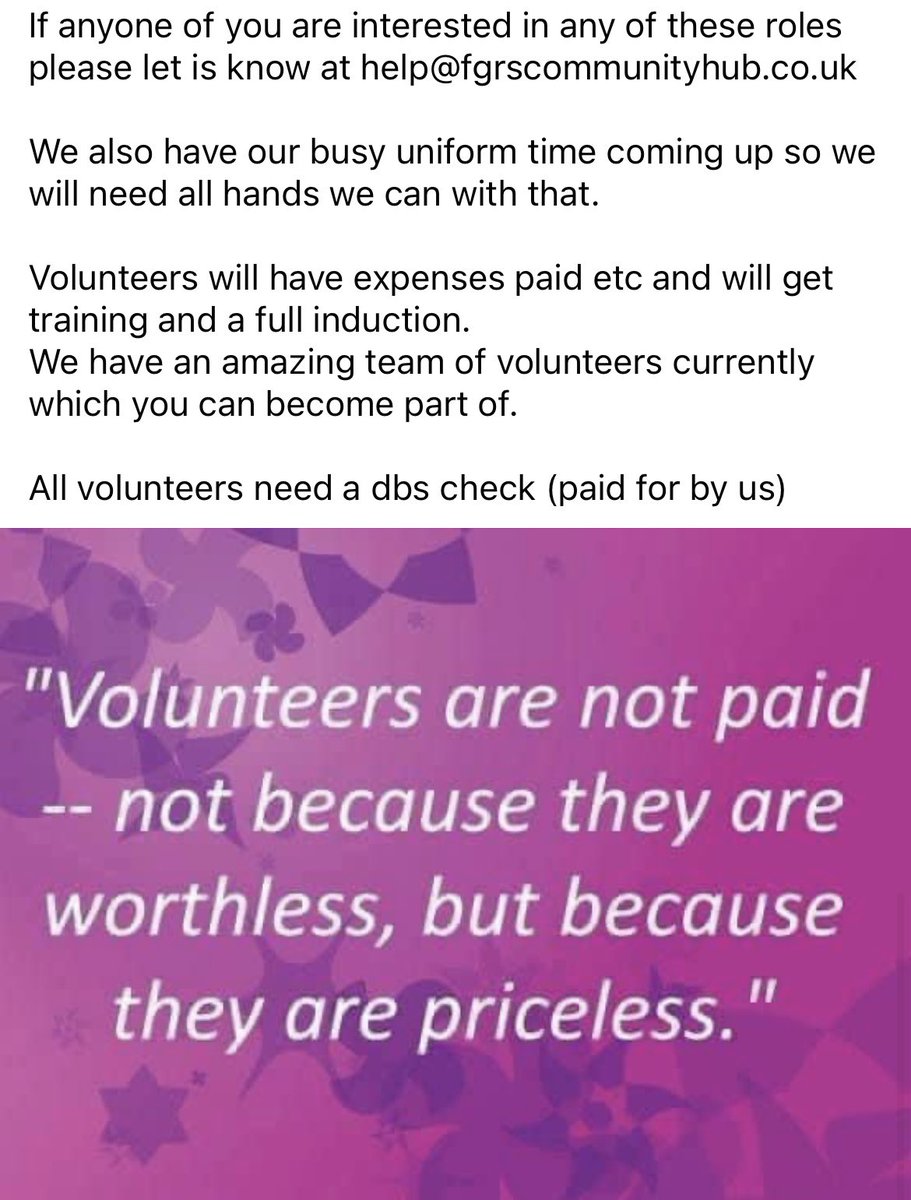 ⚠️⚠️ Volunteers needed ⚠️⚠️