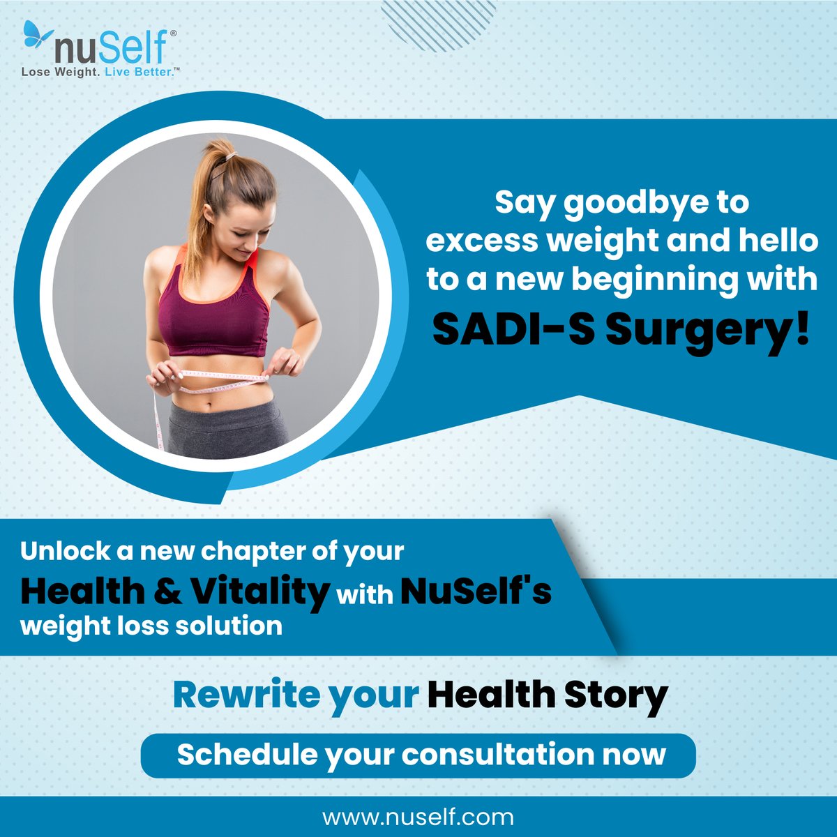 Discover the life-changing benefits of SADI-S Surgery with NuSelf! Our advanced surgical procedure offers a safe and effective solution for long-term weight loss. 

Contact us today to schedule your consultation 
nuself.com/services/baria…

 #SADISurgery #NuSelfTransformation