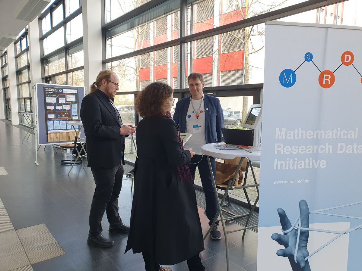 Visitors can play our "Data Quest" video game and learn more about #mathrd at the MaRDI stand at the GAMM annual meeting in Madgeburg this week.
