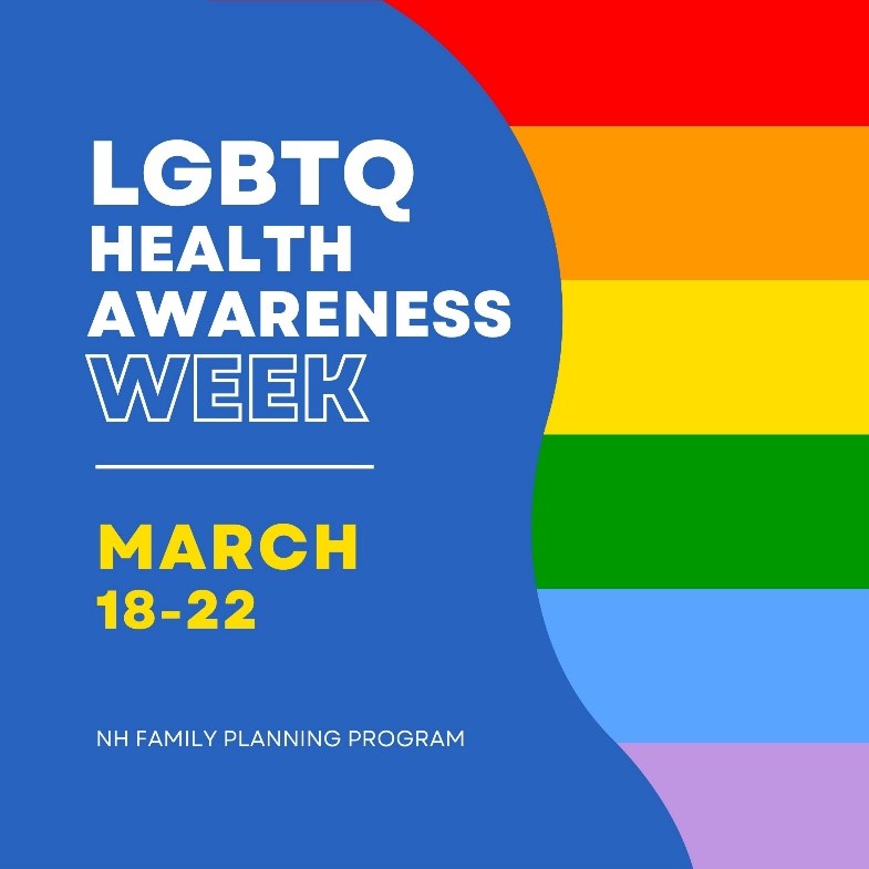 NHPubHealth's tweet photo. LGBTQ people continue to face barriers to accessing healthcare services. #TitleX clinics are here to help and are dedicated to providing high-quality, inclusive, and equitable sexual &amp; reproductive health services for everyone: https://t.co/CVV8chR4F0 https://t.co/tvLPbCYbyj